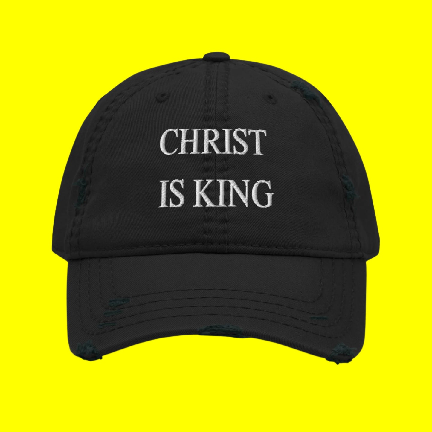 Christ is King Dad Hat