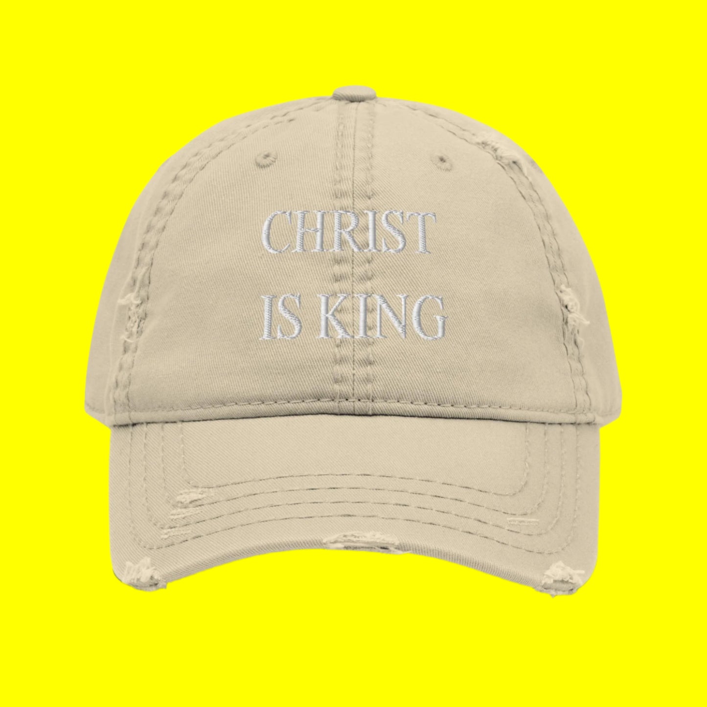 Christ is King Dad Hat