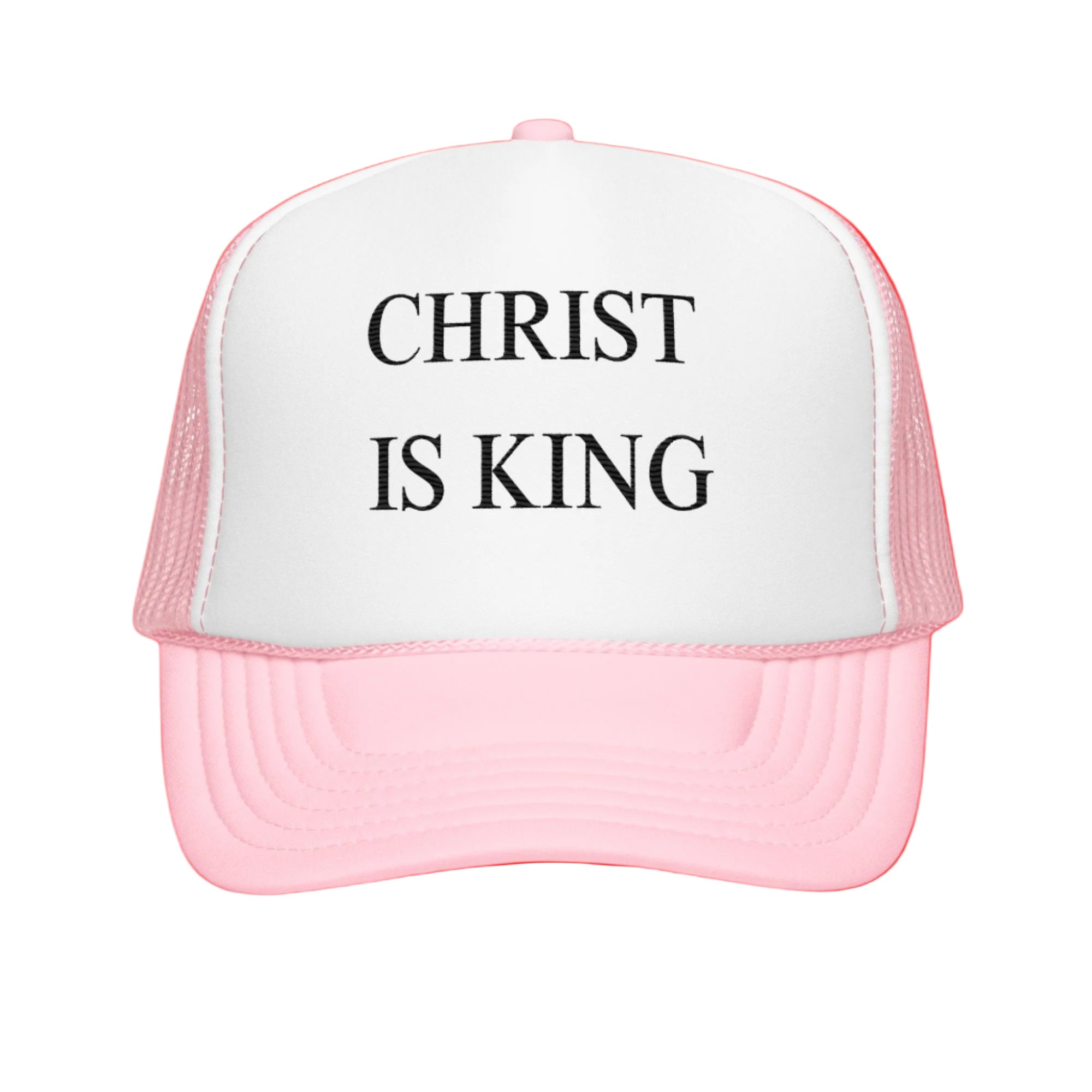 Christ is King Foam trucker hat