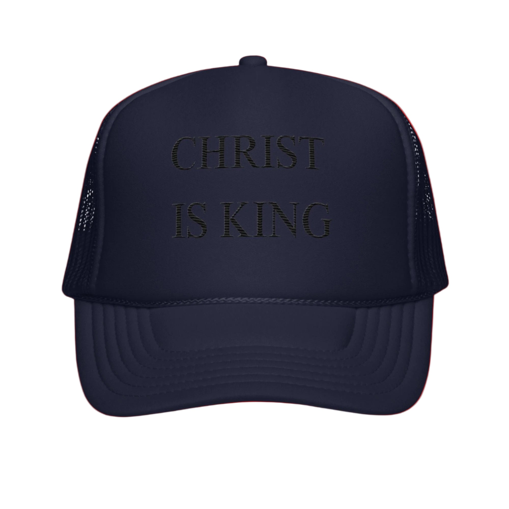 Christ is King Foam trucker hat