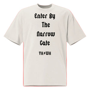 Enter by The Narrow Gate Oversized faded t-shirt