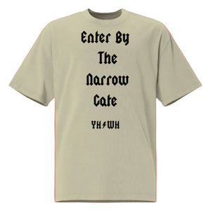Enter by The Narrow Gate Oversized faded t-shirt