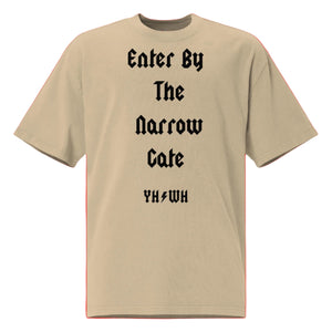 Enter by The Narrow Gate Oversized faded t-shirt