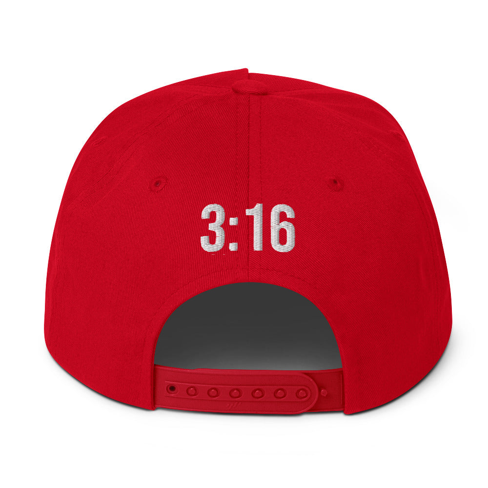 Christ Makes America Great Flat Bill Cap