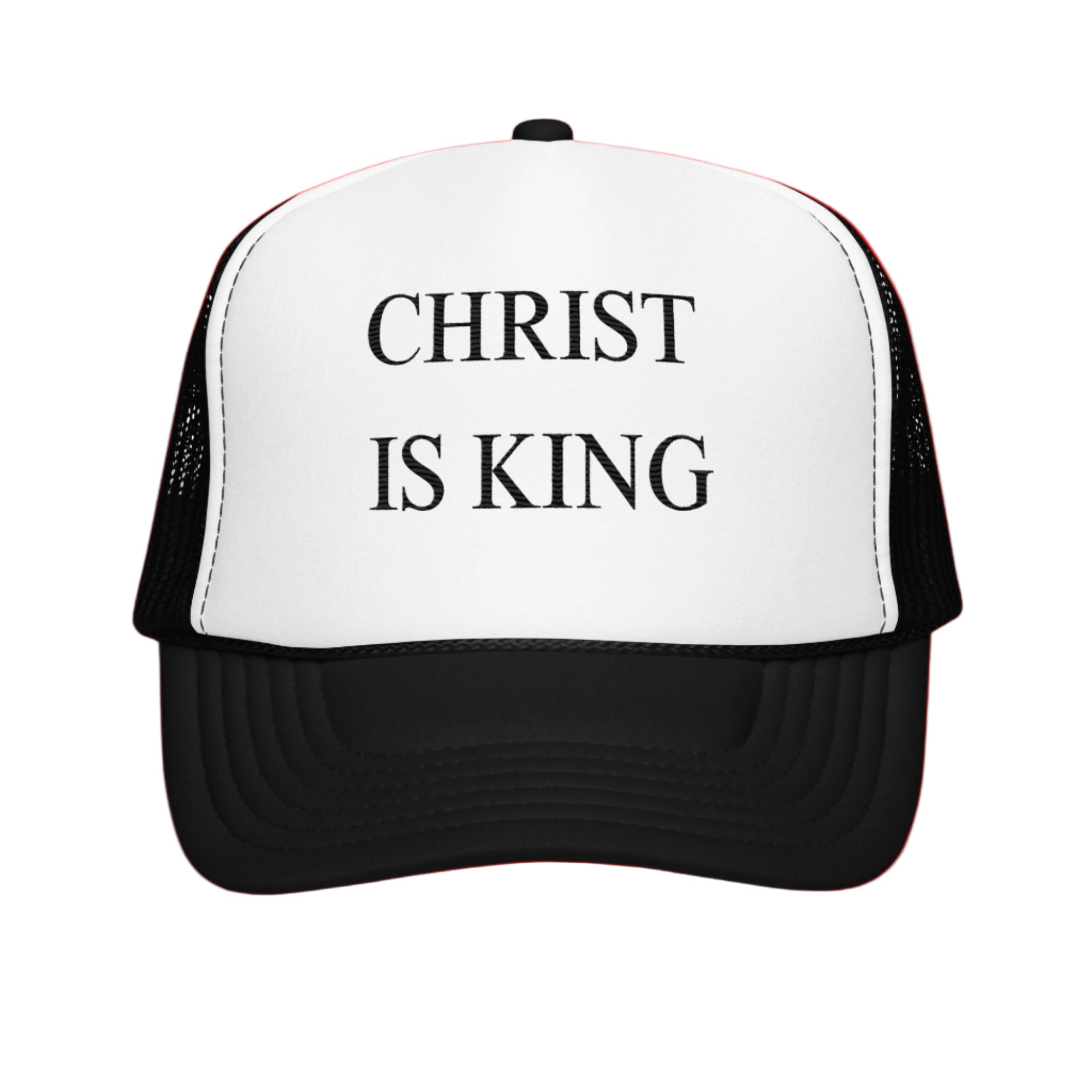 Christ is King Foam trucker hat