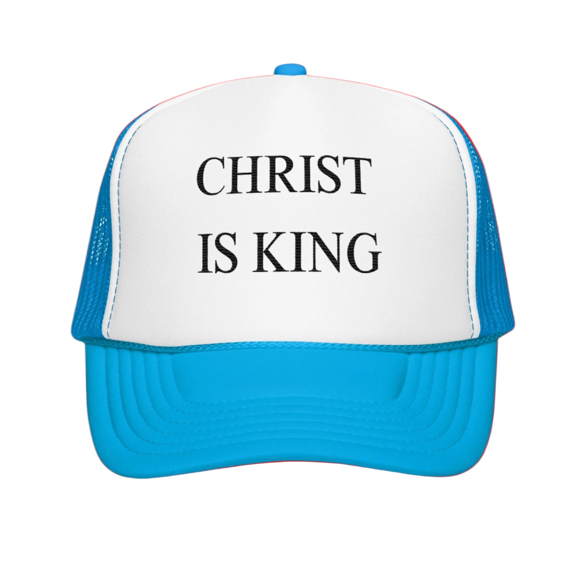 Christ is King Foam trucker hat