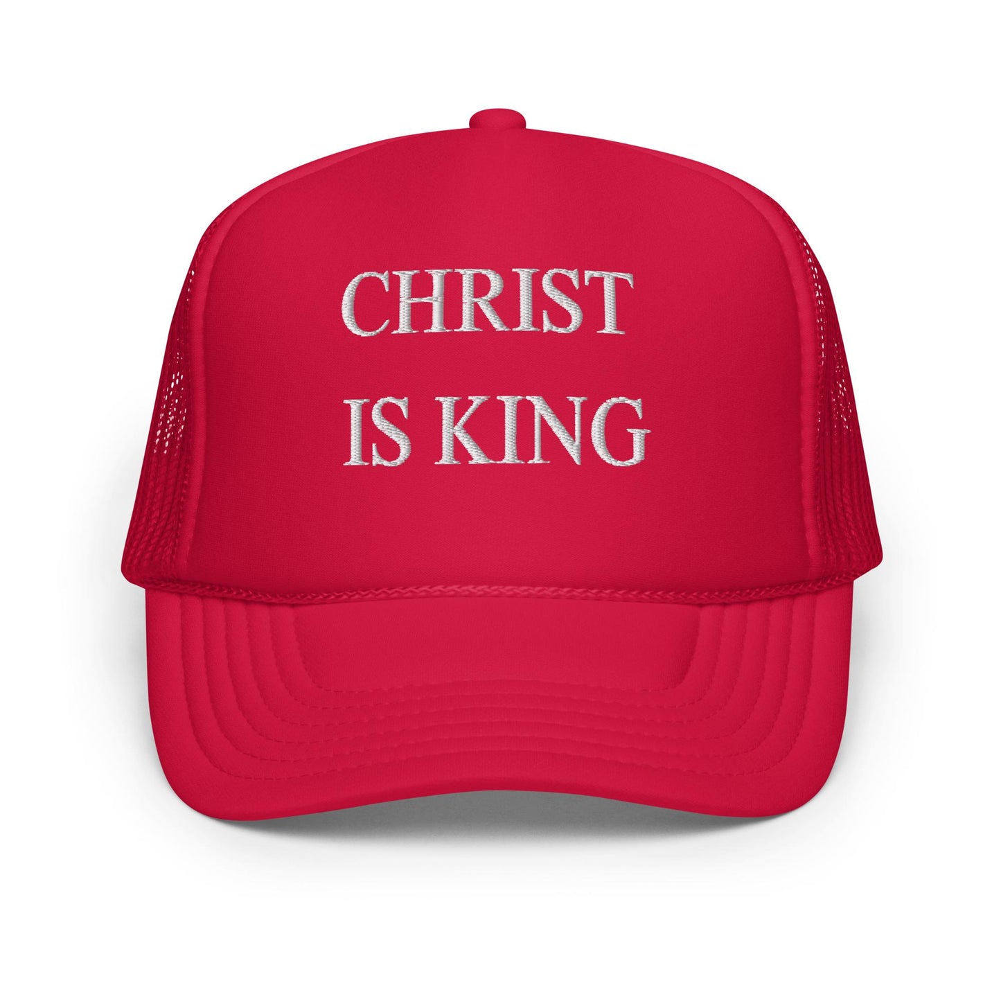 Christ is King (2) Foam trucker hat