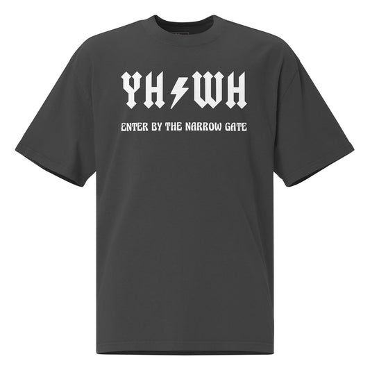 YHWH (2) Oversized faded t-shirt