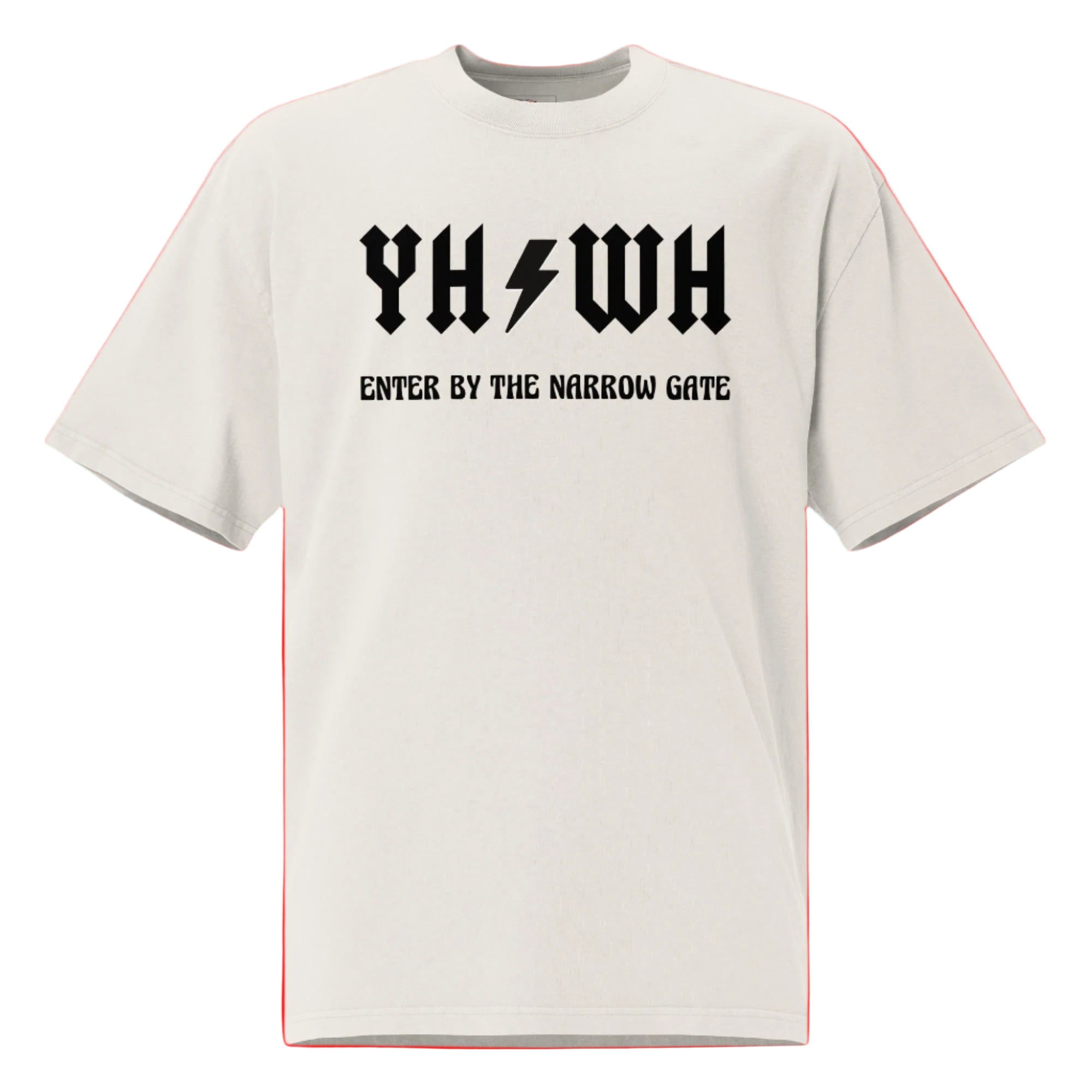 YHWH Oversized faded t-shirt – Kingdom Sent Clothing