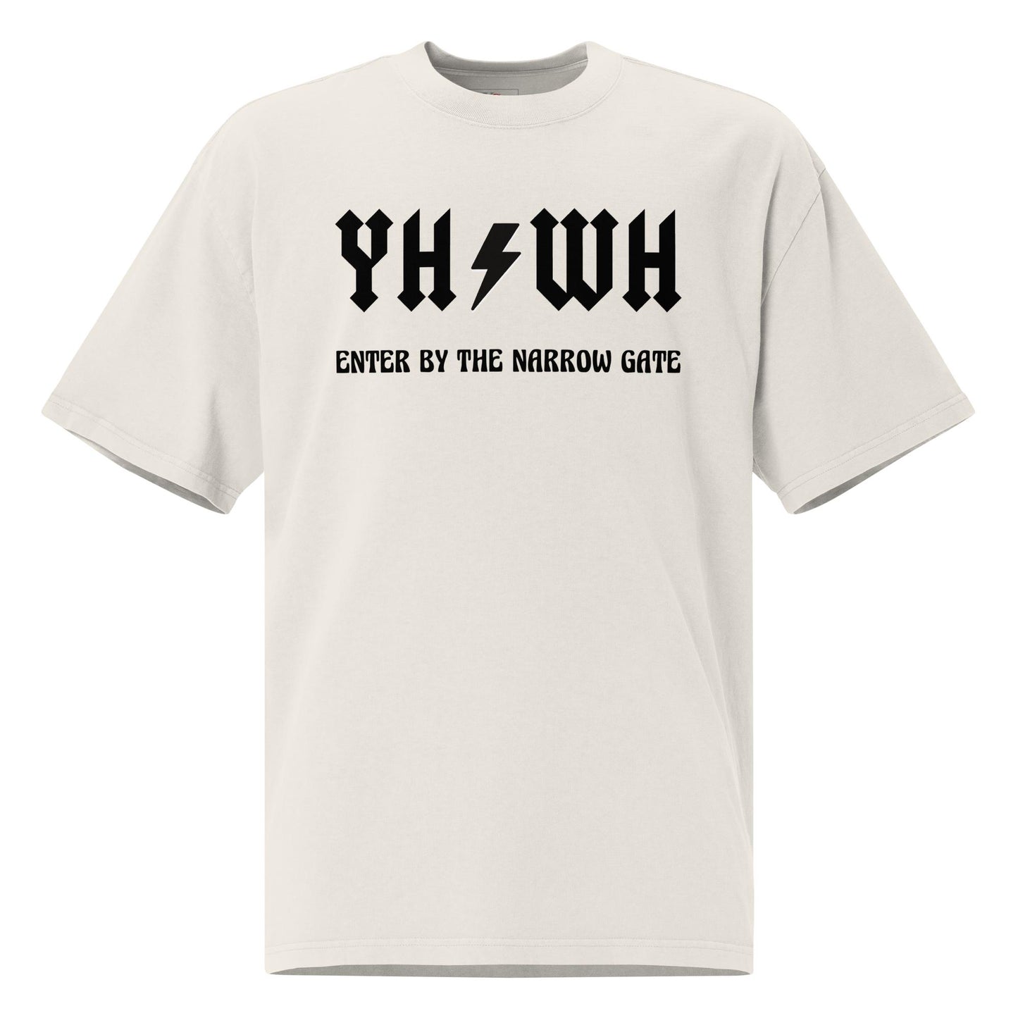 YHWH Oversized faded t-shirt