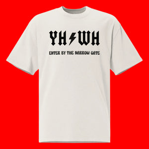 YHWH Oversized faded t-shirt