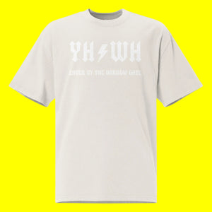 YHWH (2) Oversized faded t-shirt
