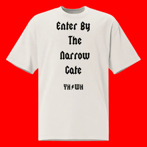 Enter by The Narrow Gate Oversized faded t-shirt