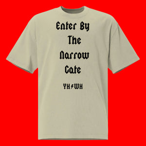Enter by The Narrow Gate Oversized faded t-shirt