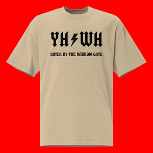 YHWH Oversized faded t-shirt