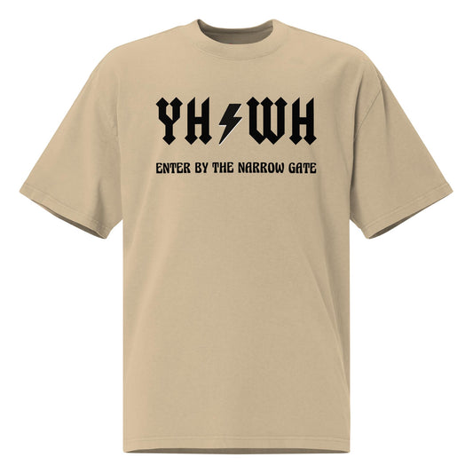 YHWH Oversized faded t-shirt