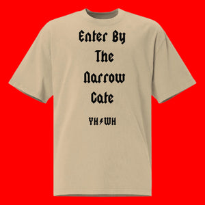 Enter by The Narrow Gate Oversized faded t-shirt