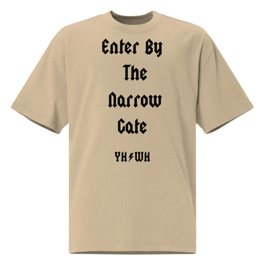 Enter by The Narrow Gate Oversized faded t-shirt