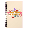 Crowned in Grace Spiral notebook