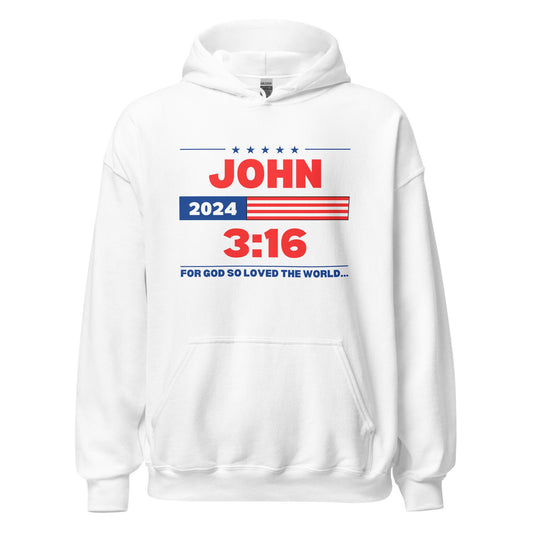 John 3:16 Election Merch Hoodie