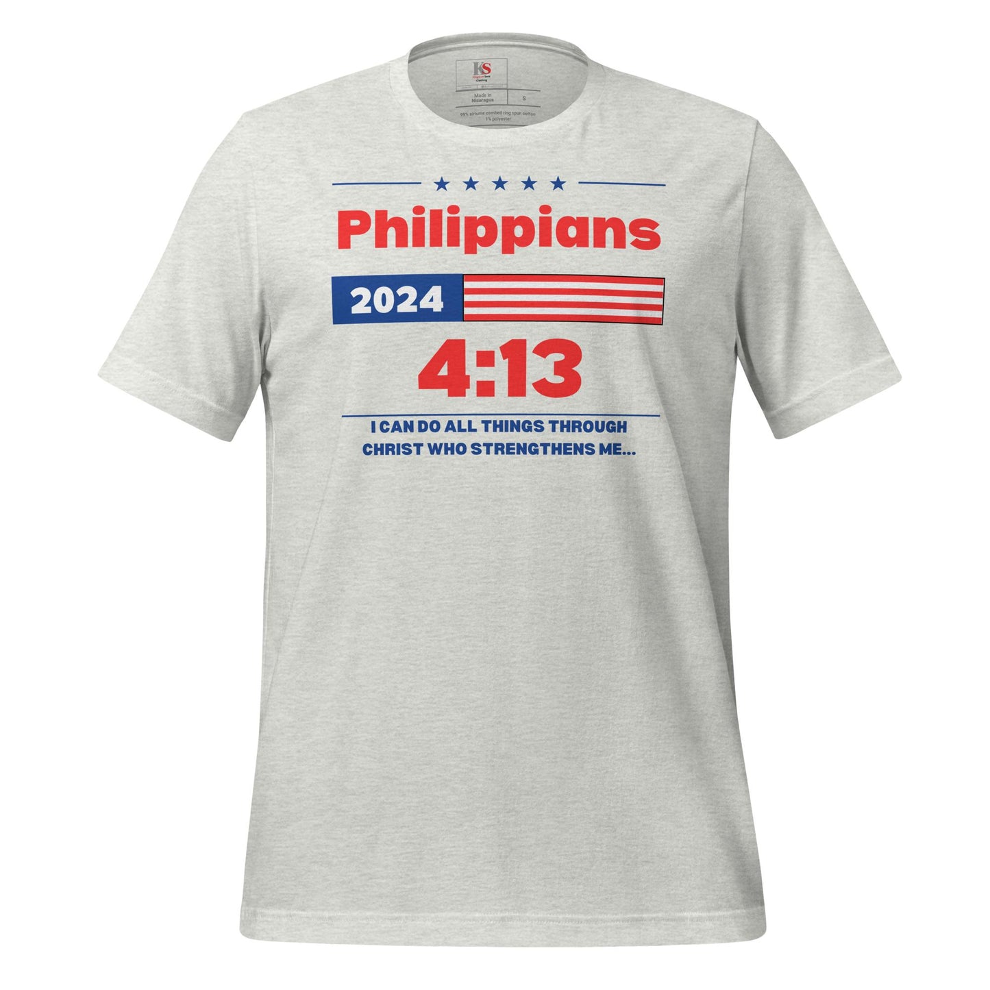 Her Philippians 4:13 Election t-shirt