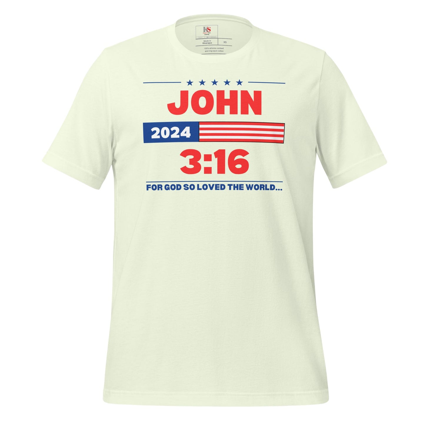 Her John 3:16 Election t-shirt