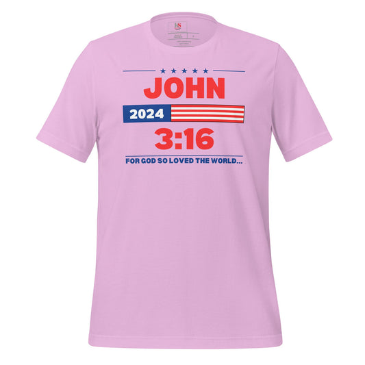 Her John 3:16 Election t-shirt