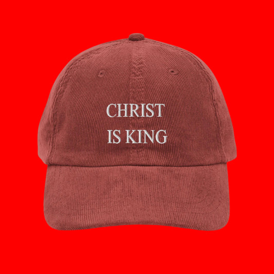 Christ is King Vintage corduroy cap